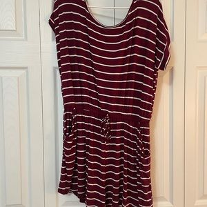 New With Tags Maroon Boutique Romper With Pockets 🍑🍑🍑